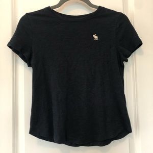 Girls ABERCROMBIE KIDS Navy Blue Short Sleeve Tee